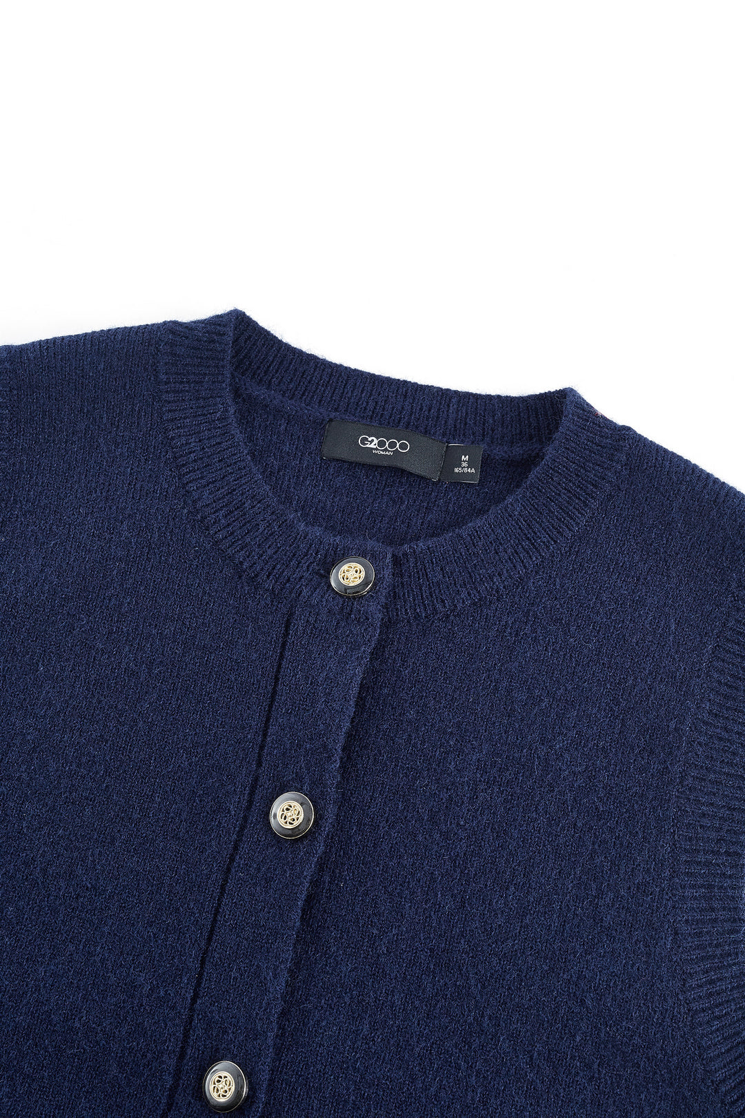 圓領無袖針織外套