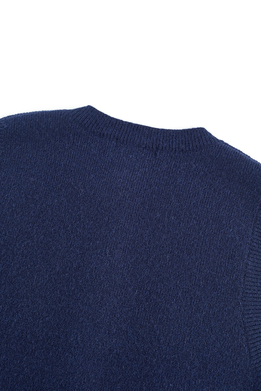 圓領無袖針織外套