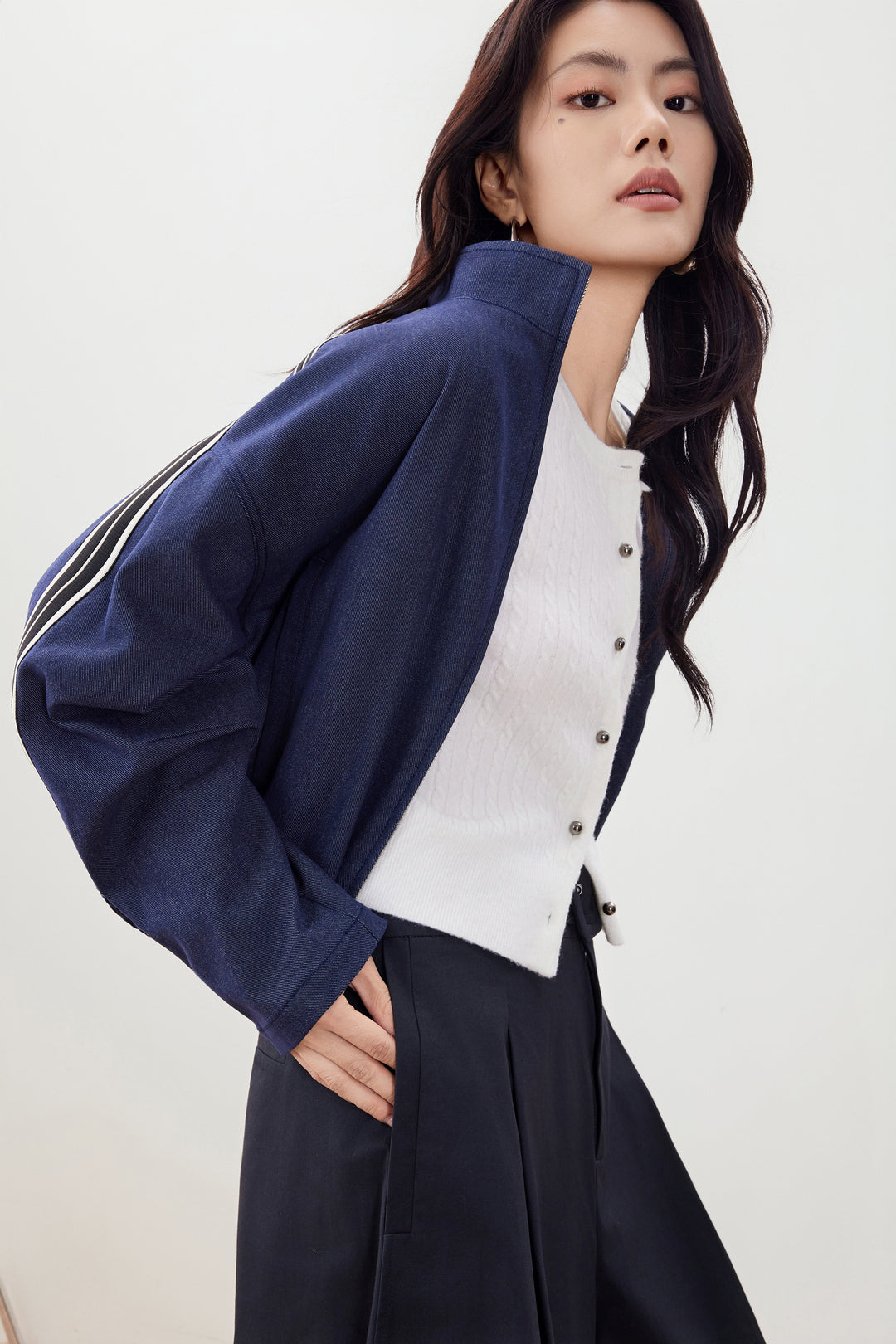 Denim 企領休閒外套