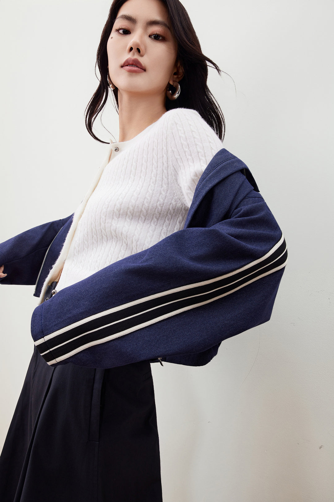 Denim 企領休閒外套