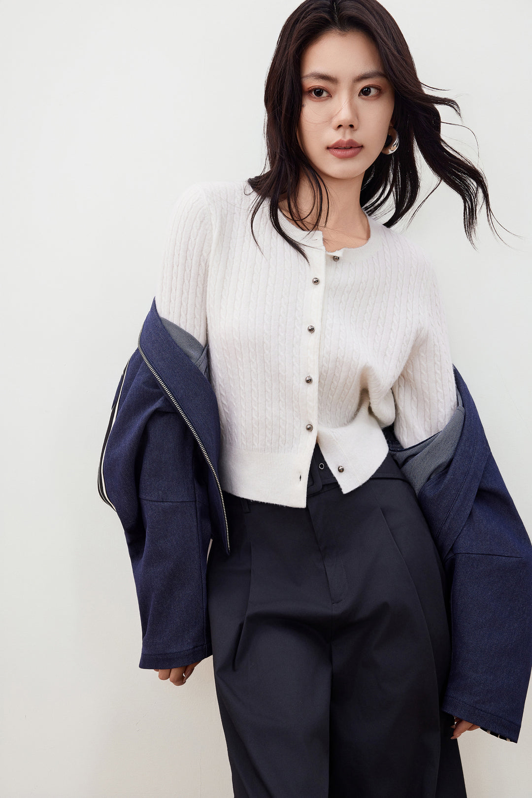 Denim 企領休閒外套