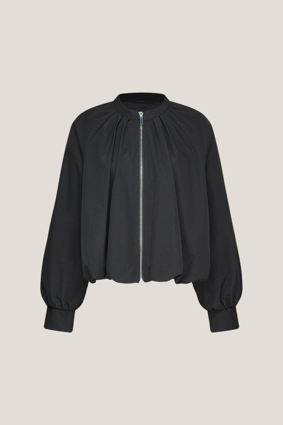 G2000 WOMAN-round-neck-long-sleeve-jacket-56281090-Black