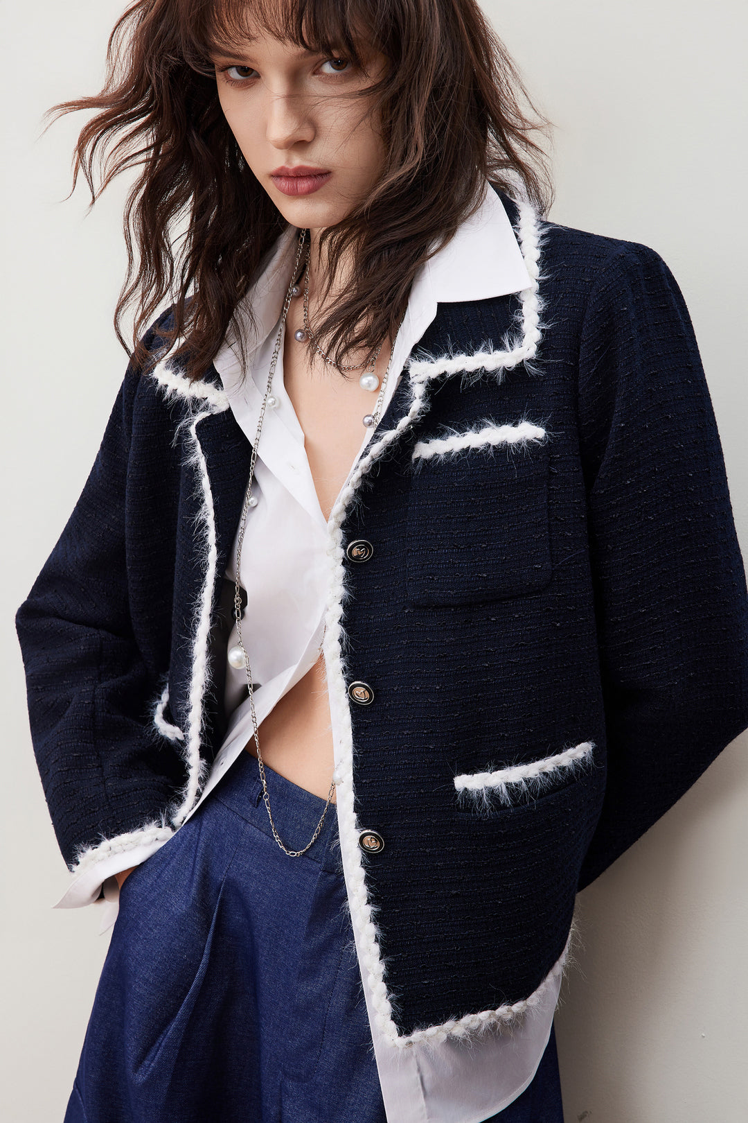 G2000 WOMAN-shirt-neck-long-sleeve-jacket-56281100-Blue