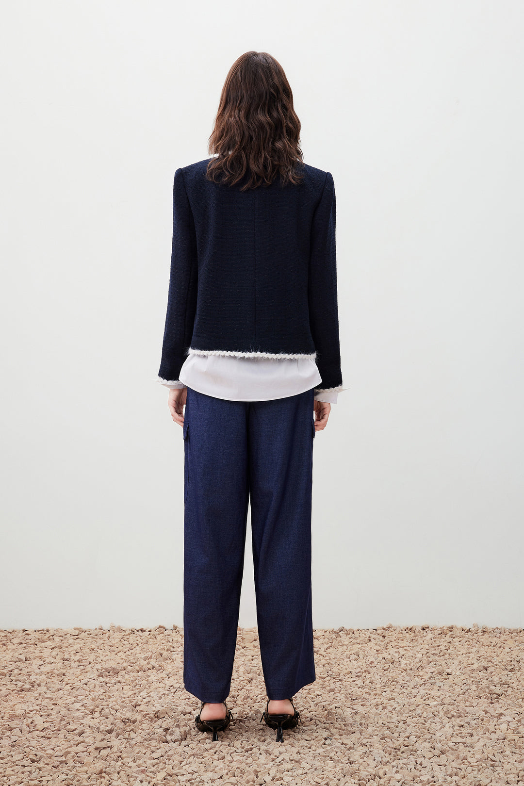 恤衫領長袖休閒外套