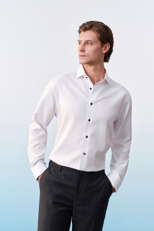 BLAACK MAN-blaack-non-iron-long-sleeve-dress-shirt-56421291-White