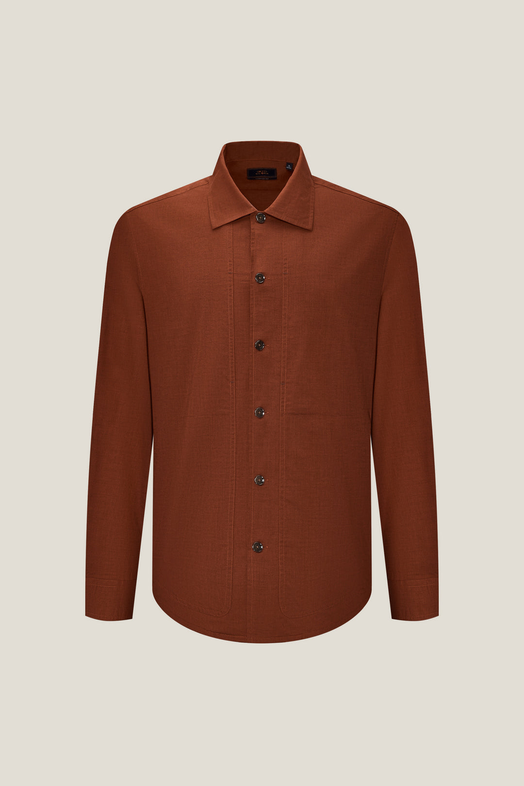 BLAACK MAN-blaack-cotton-blend-long-sleeve-casual-shirt-56421998-Red