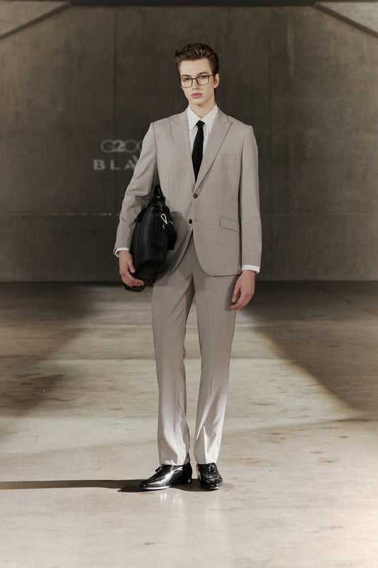 BLAACK MAN-blaack-anti-static-suit-pants-56455033-Beige