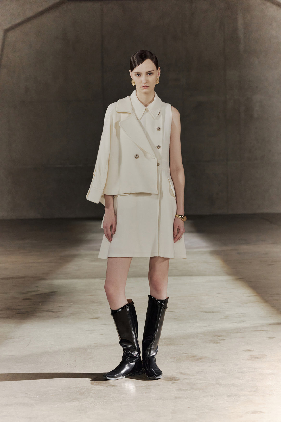 BLAACK | Wool Collection Twill 恤衫領連身裙