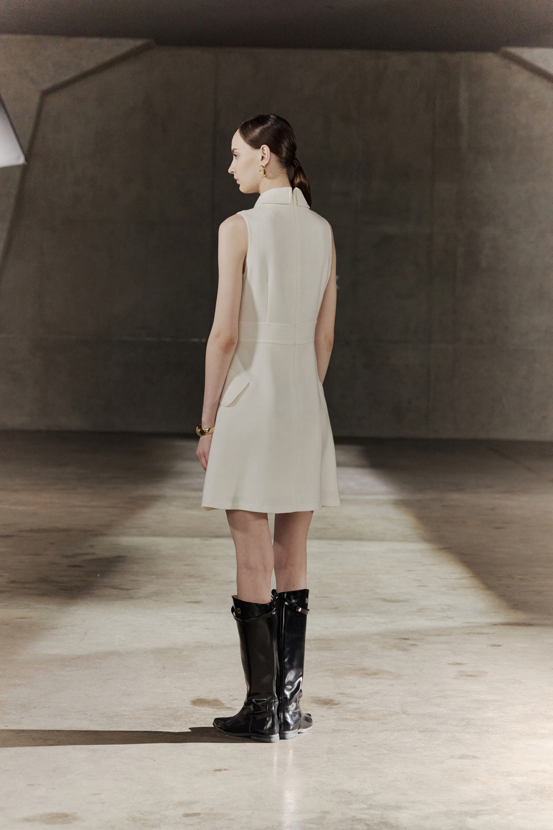 BLAACK | Wool Collection Twill 恤衫領連身裙