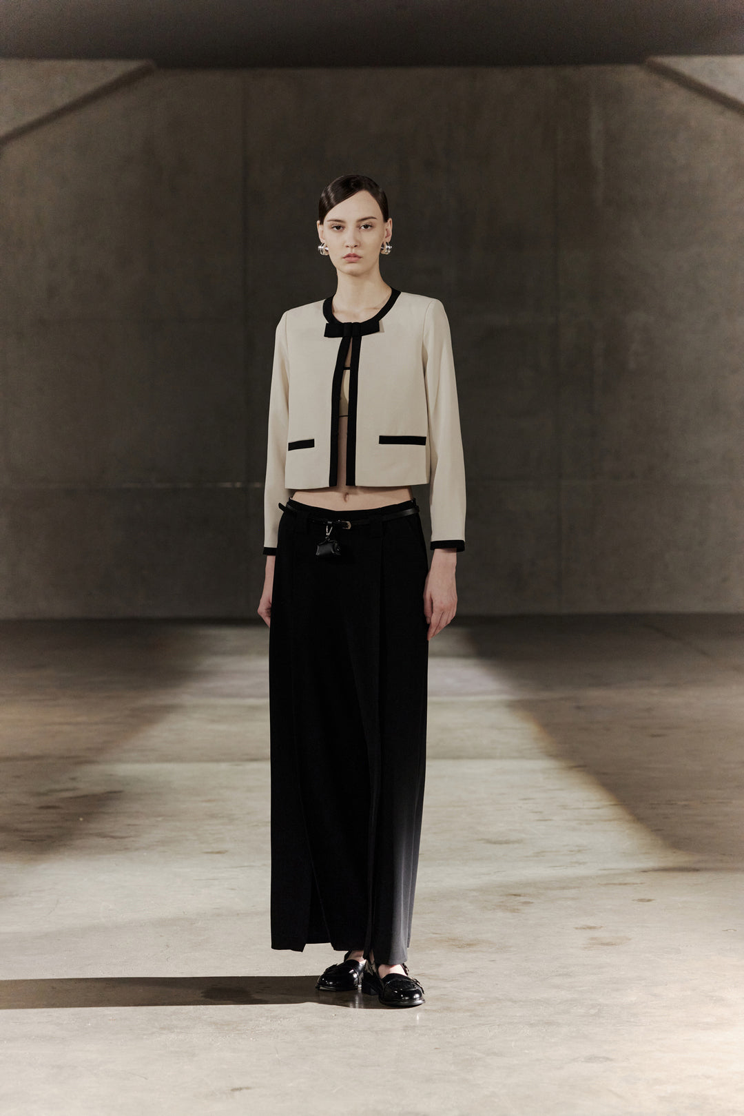 BLAACK | 撞色領長袖休閒外套