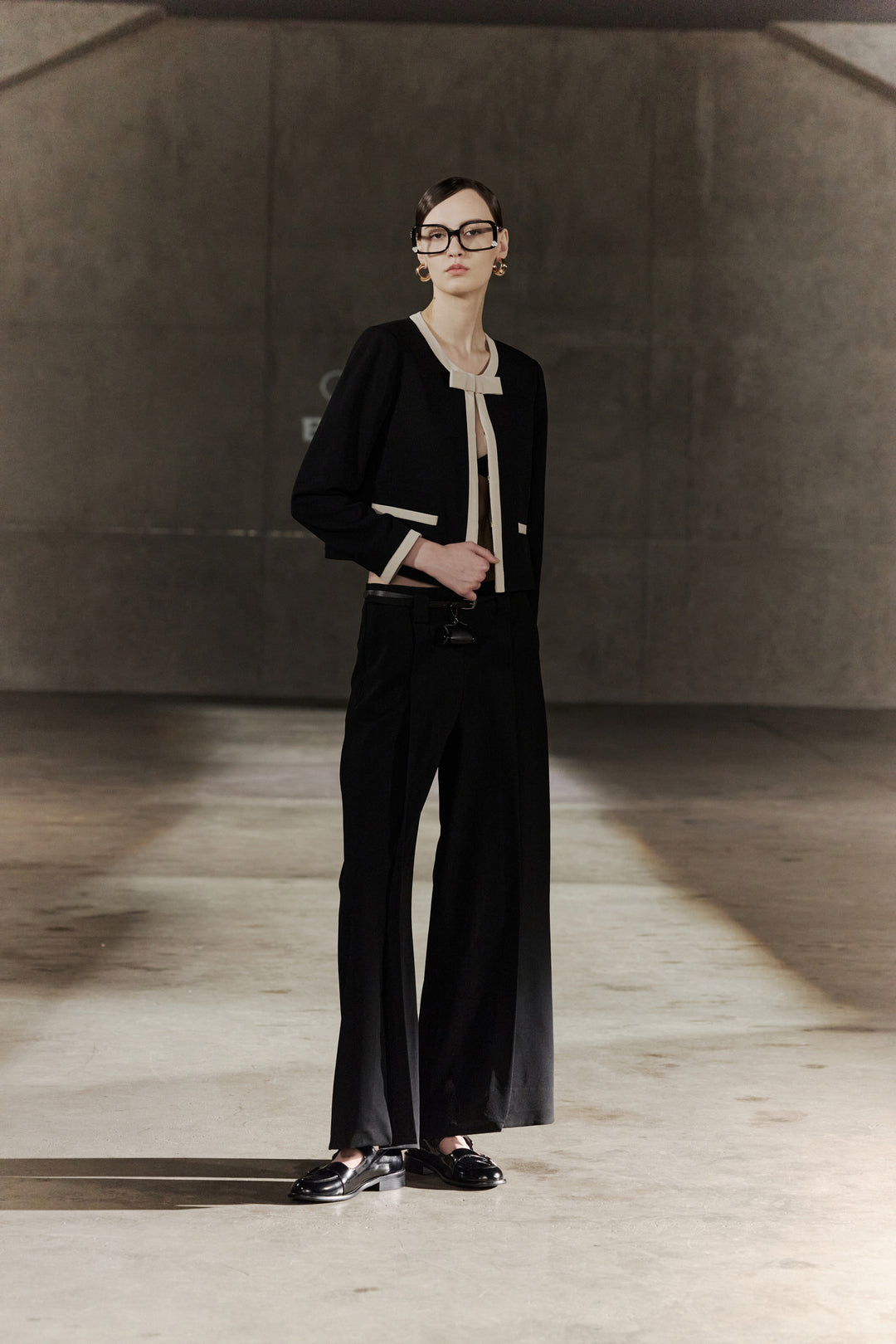 BLAACK | 撞色領長袖休閒外套