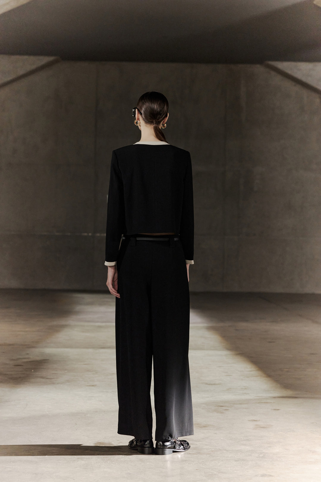 BLAACK | 撞色領長袖休閒外套