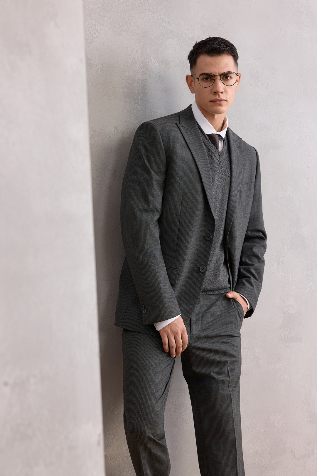 Stripe 套裝西裝外套