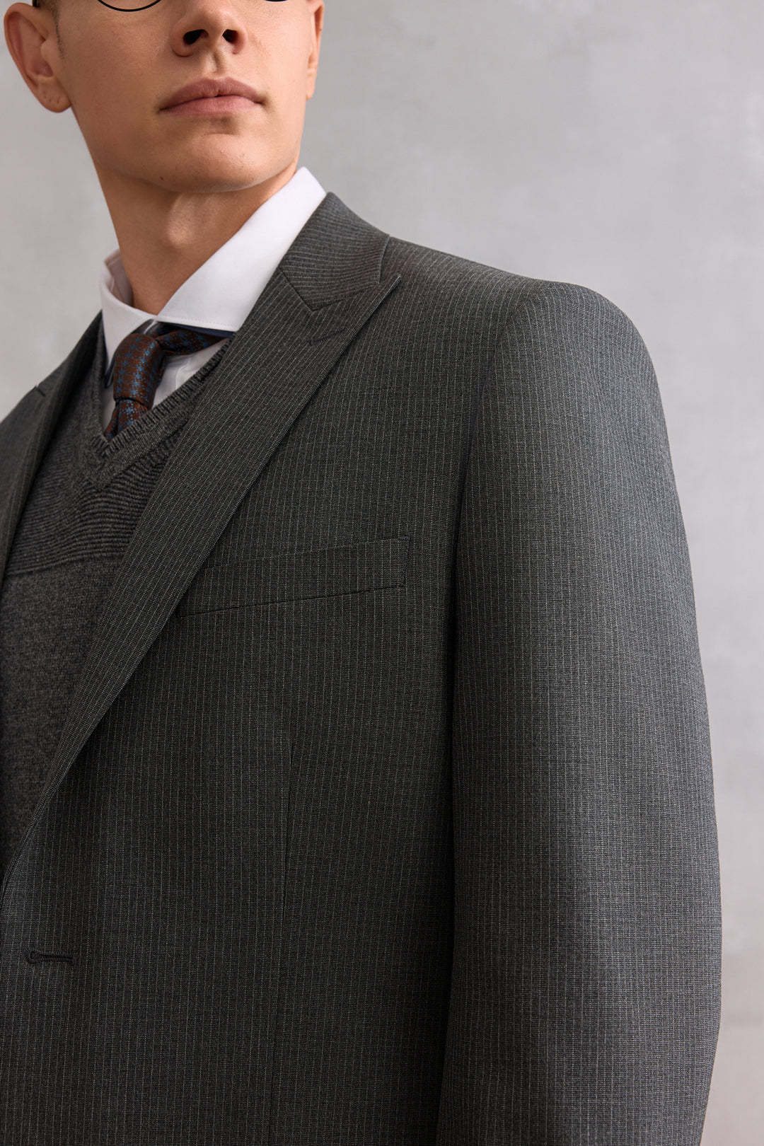 Stripe 套裝西裝外套