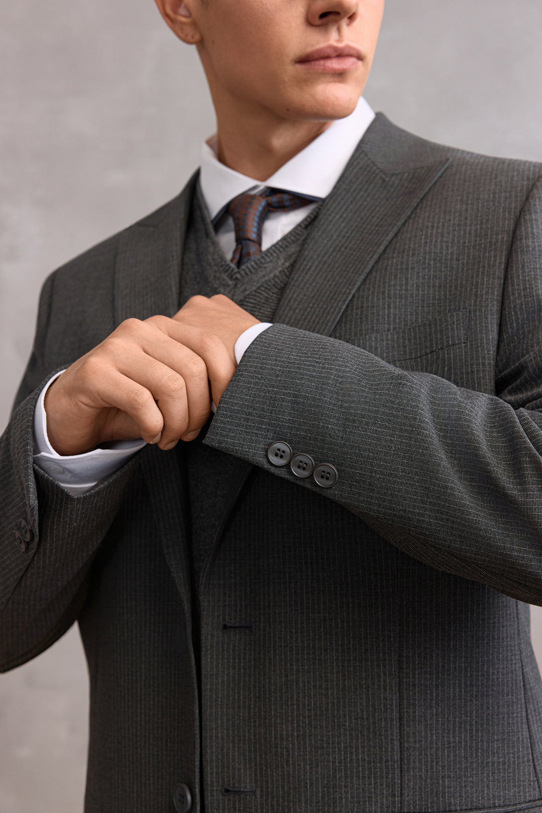 Stripe 套裝西裝外套