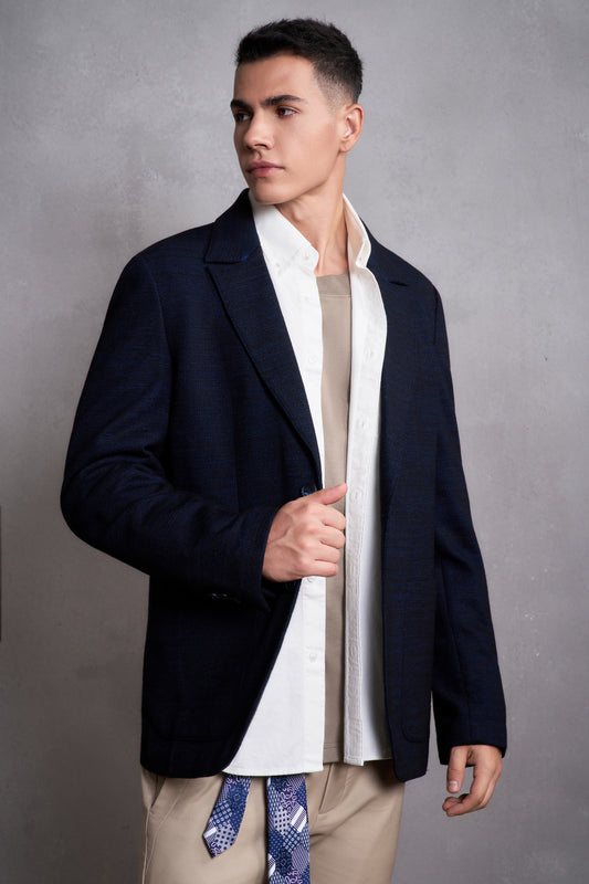 G2000 MAN-comfort-fit-blazer-58119708-Blue