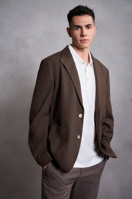 G2000 MAN-comfort-fit-blazer-58119768-Brown