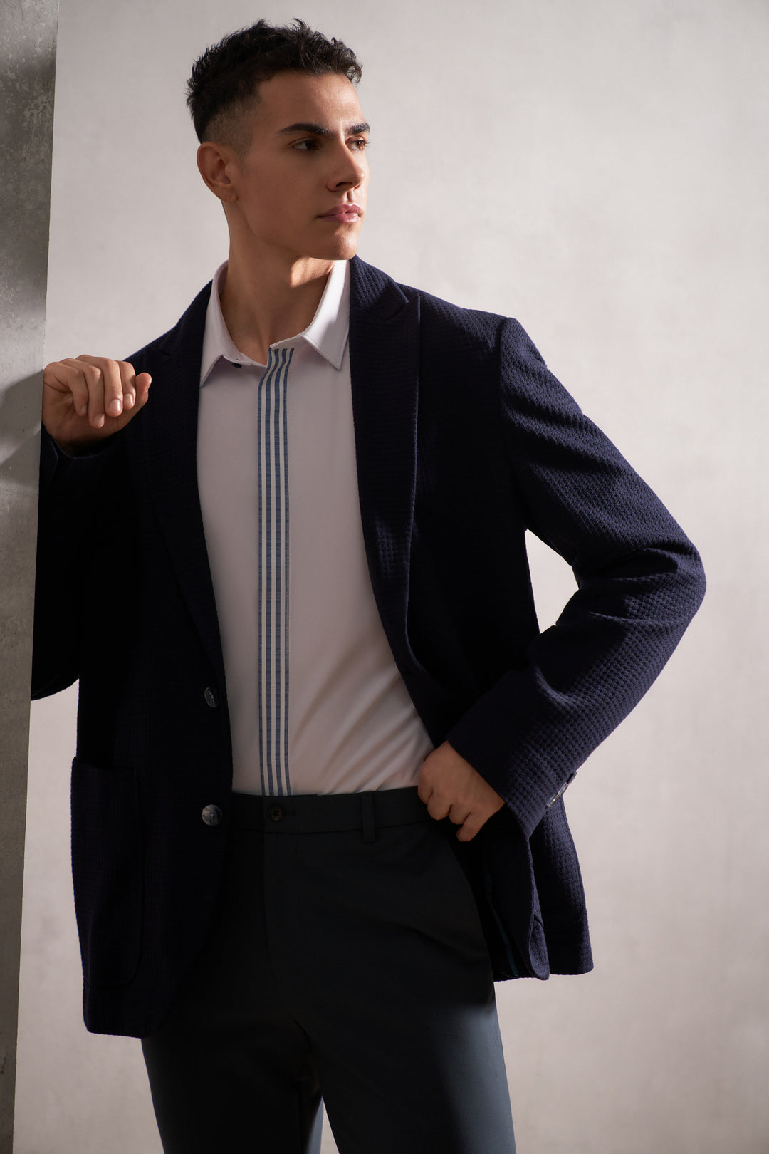 G2000 MAN-comfort-fit-blazer-58119858-Blue