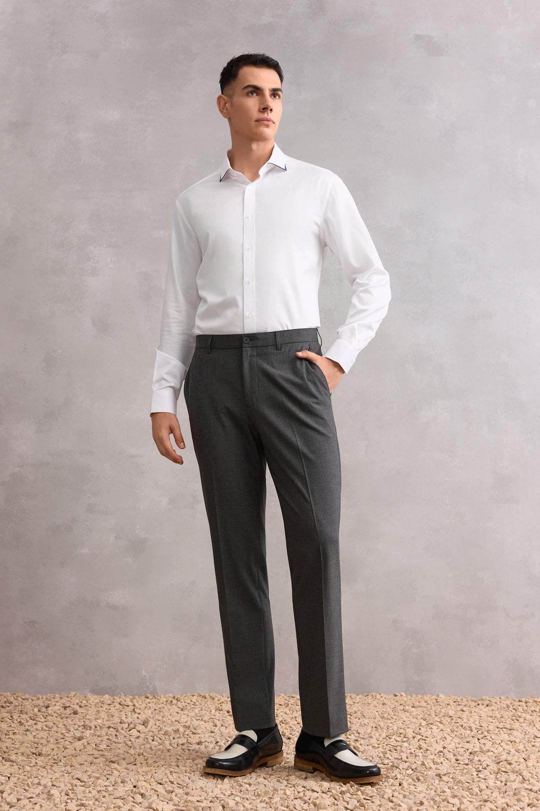 Non-Iron 長袖商務恤衫