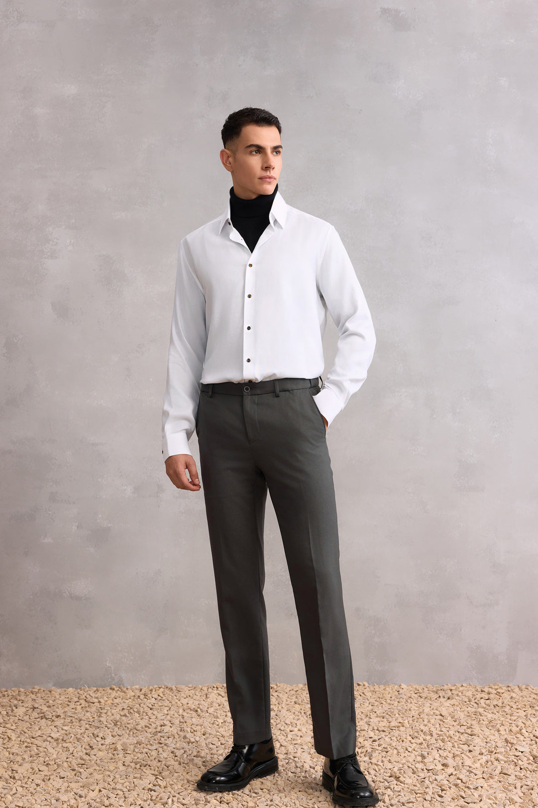 Non-Iron 長袖商務恤衫