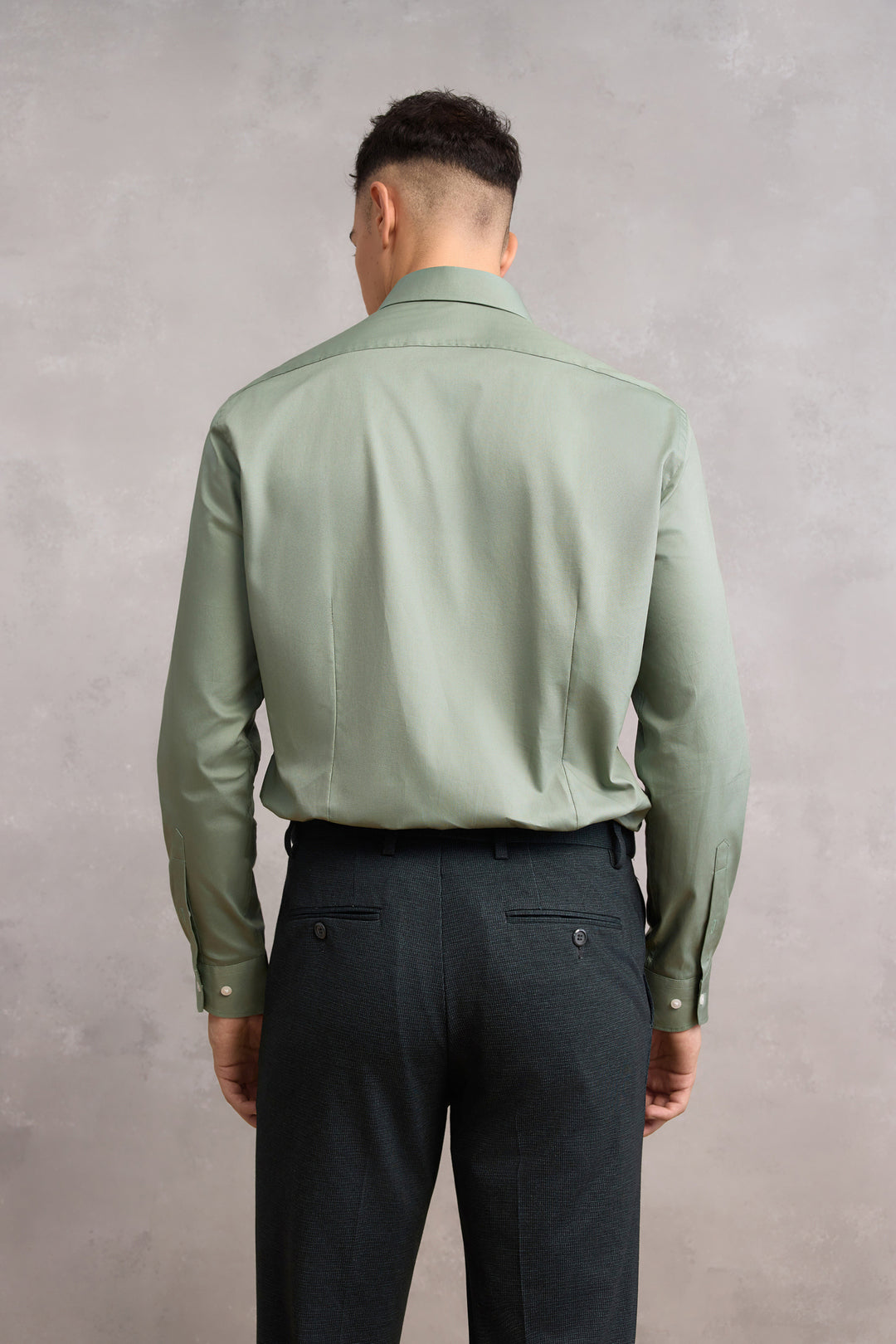 Pure Cotton 長袖商務恤衫