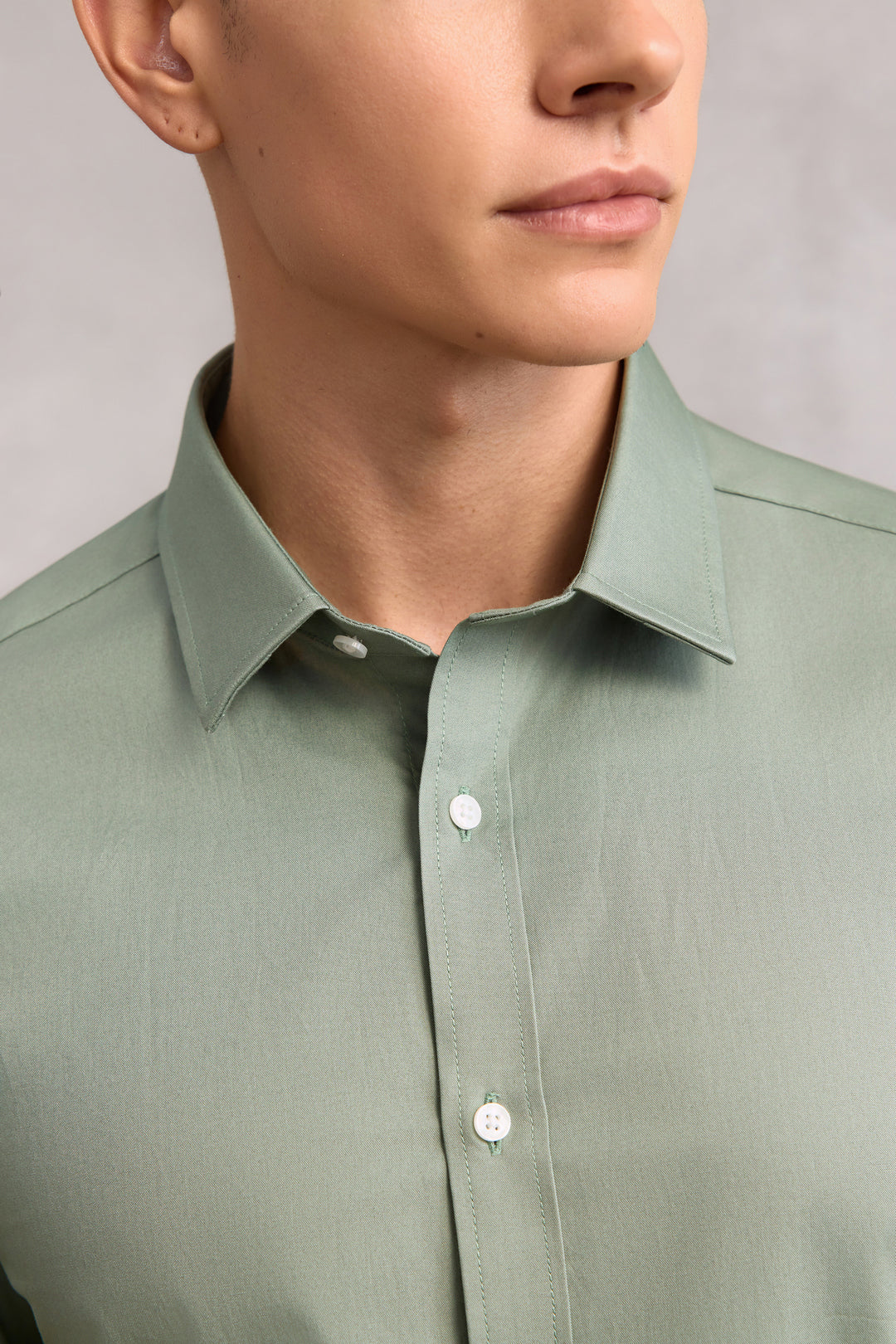 Pure Cotton 長袖商務恤衫