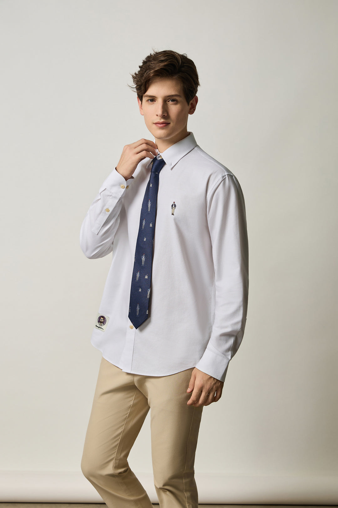 G2000 MAN-wrinkle-free-long-sleeve-casual-shirt-58120968-White