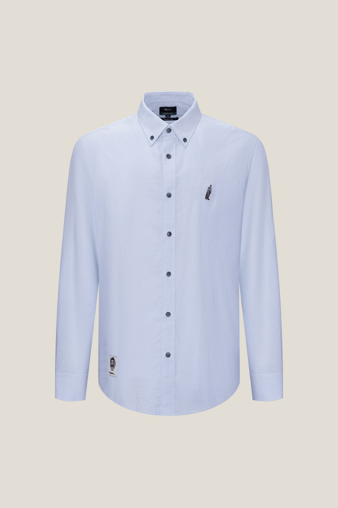 G2000 MAN-wrinkle-free-long-sleeve-casual-shirt-58120978-Blue