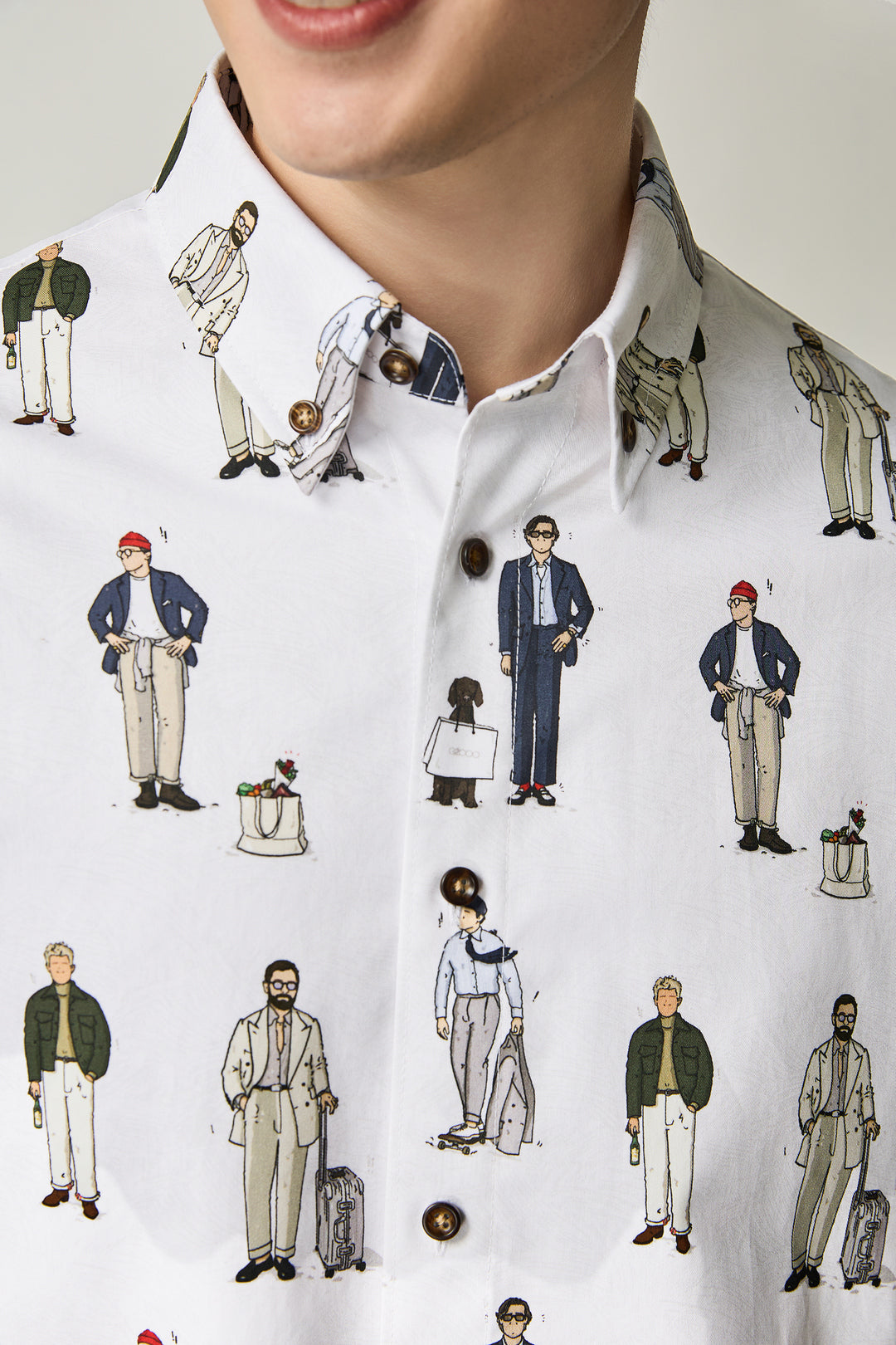 G2000 X Rodrigo Saldana Wrinkle Free 長袖休閒恤衫