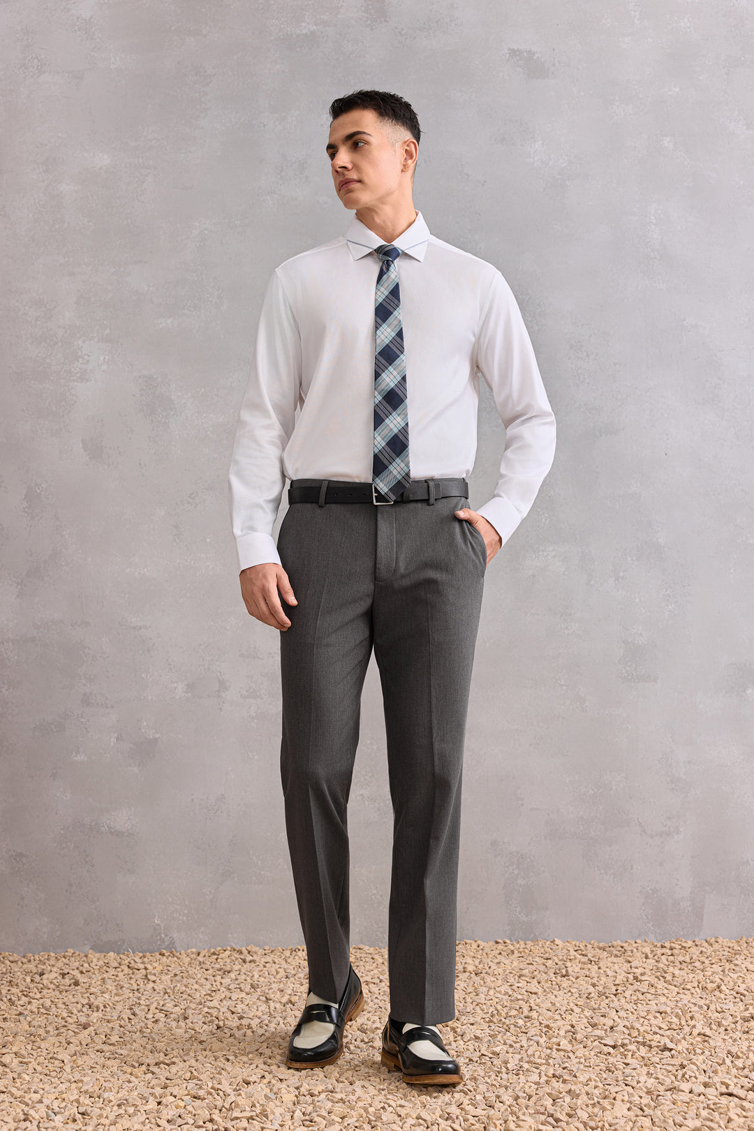 Non-Iron 長袖商務恤衫