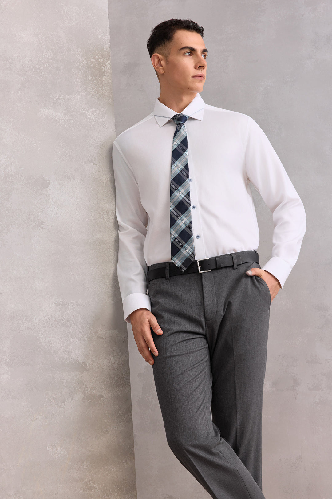 Non-Iron 長袖商務恤衫