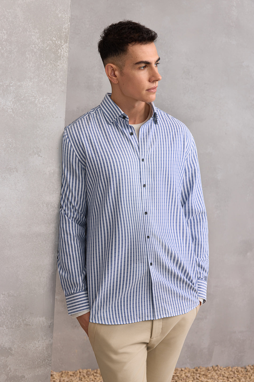 Non-Iron 長袖商務恤衫