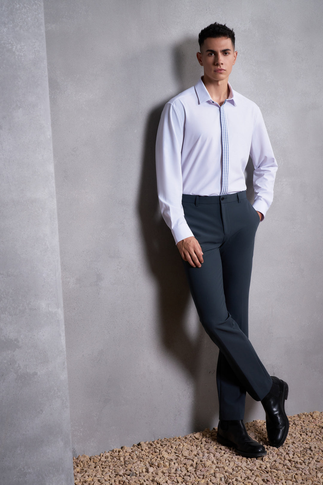 Non-Iron 長袖商務恤衫