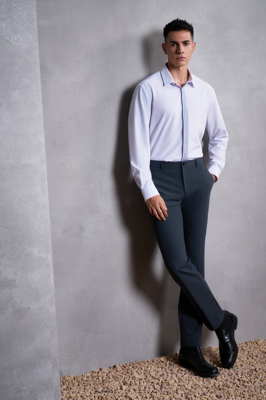 Non-Iron 長袖商務恤衫