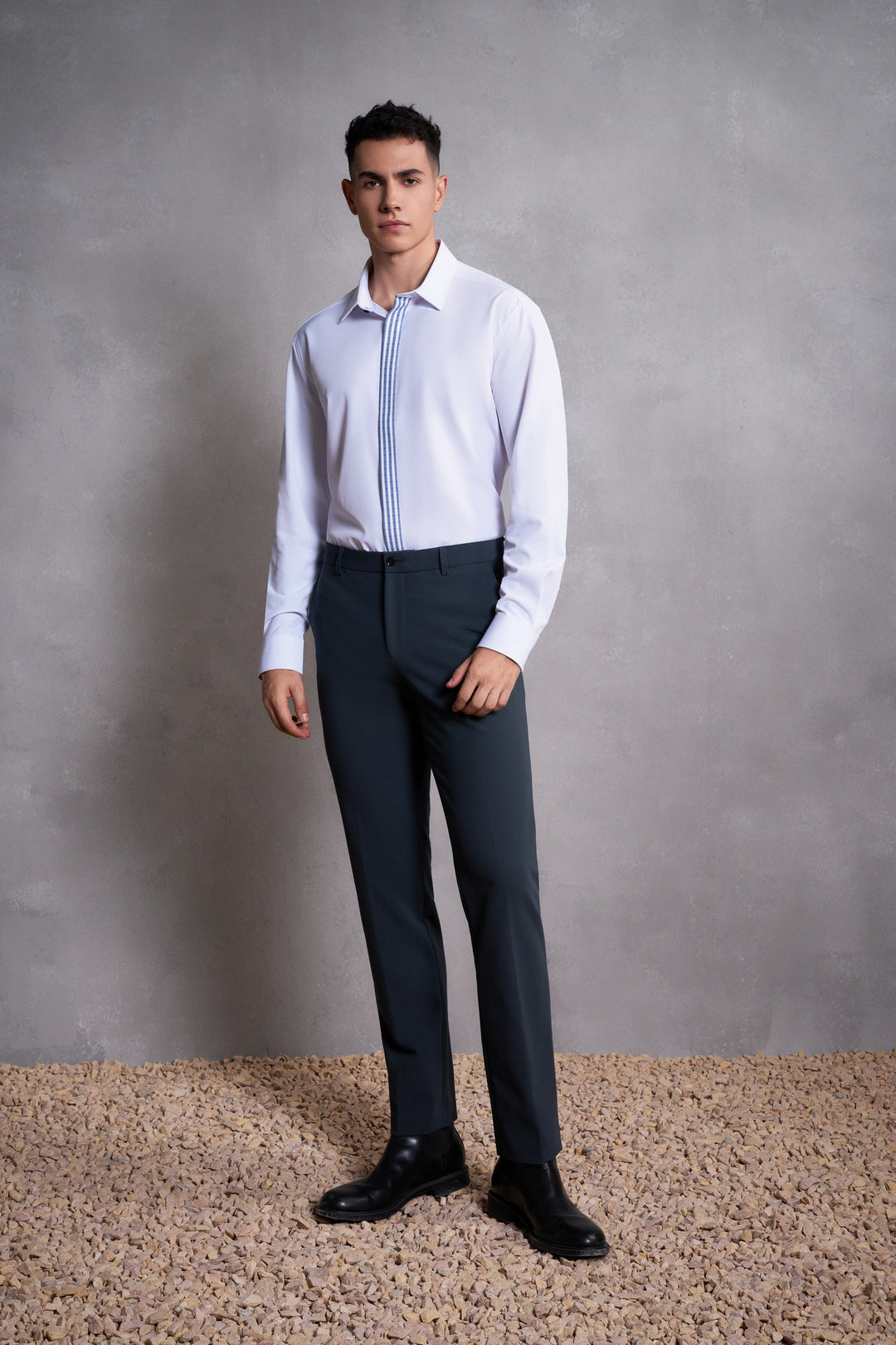 Non-Iron 長袖商務恤衫