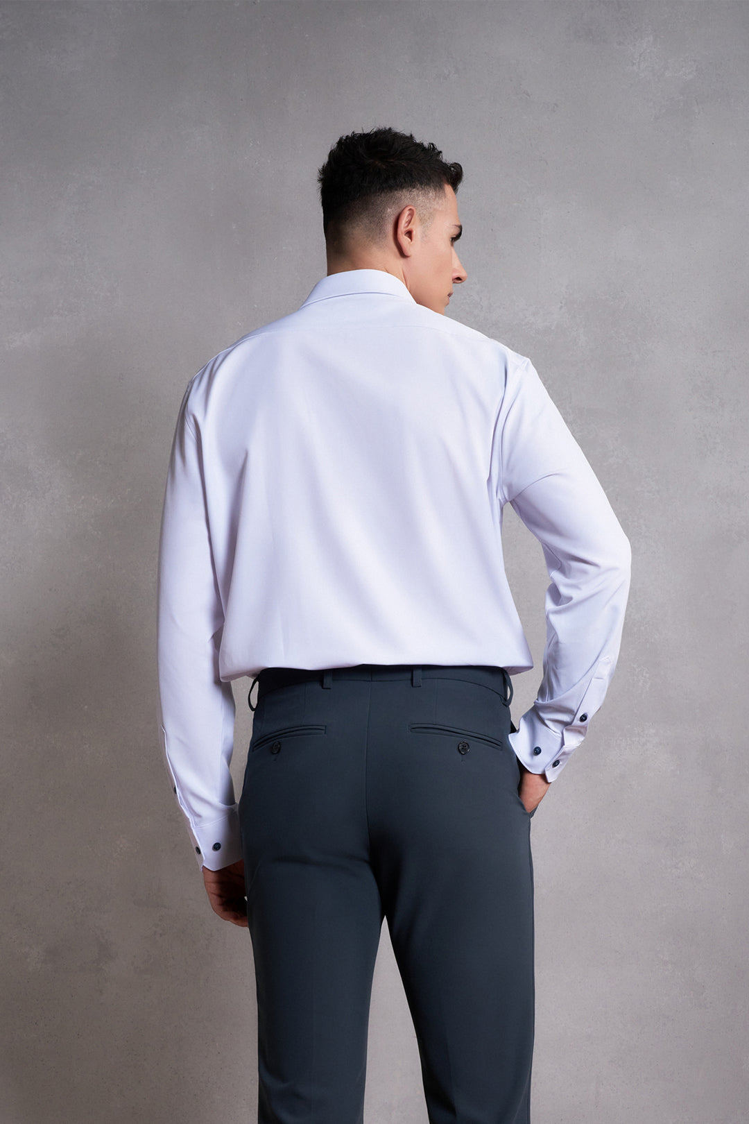 Non-Iron 長袖商務恤衫