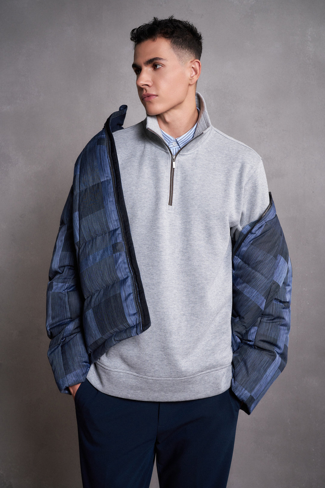 Pure Cotton Long-Sleeve Casual T-Shirt