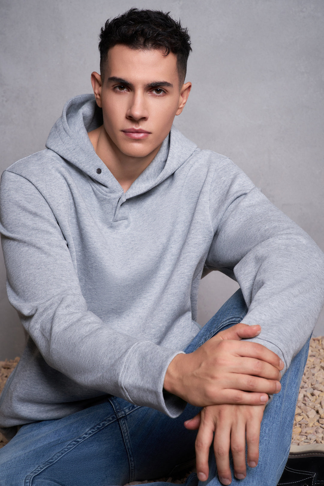 G2000 MAN-pure-cotton-long-sleeve-casual-t-shirt-58140101-Grey