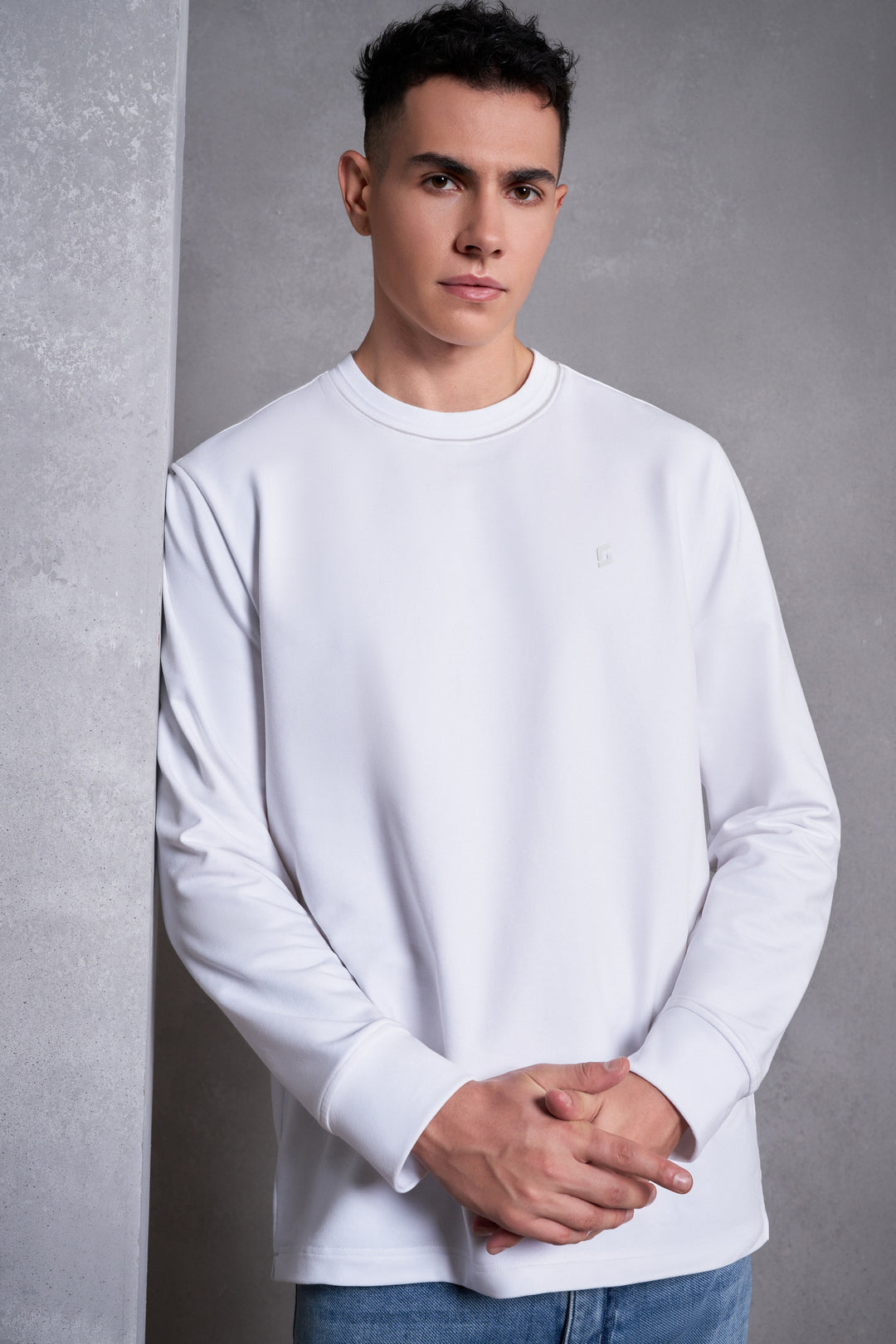 High-Crew 長袖休閒T恤