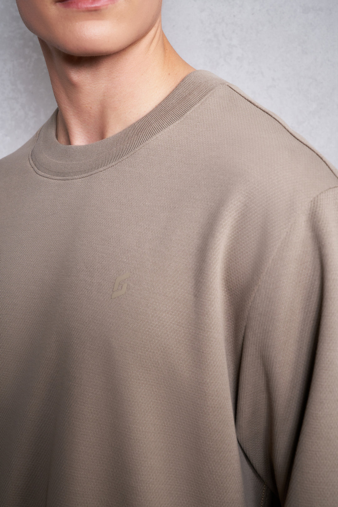 Jacquard 長袖休閒T恤