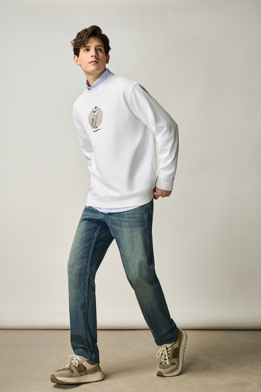 G2000 X Rodrigo Saldana Crew Neck 長袖休閒T恤