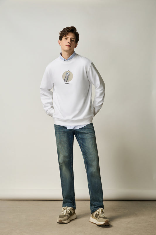 G2000 X Rodrigo Saldana Crew Neck 長袖休閒T恤