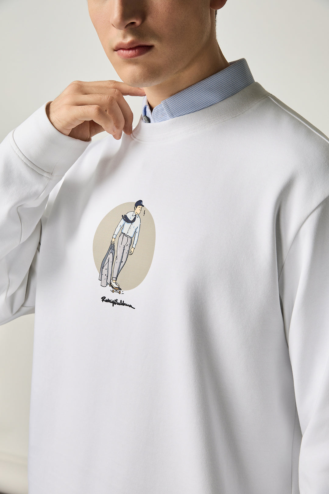 G2000 X Rodrigo Saldana Crew Neck 長袖休閒T恤