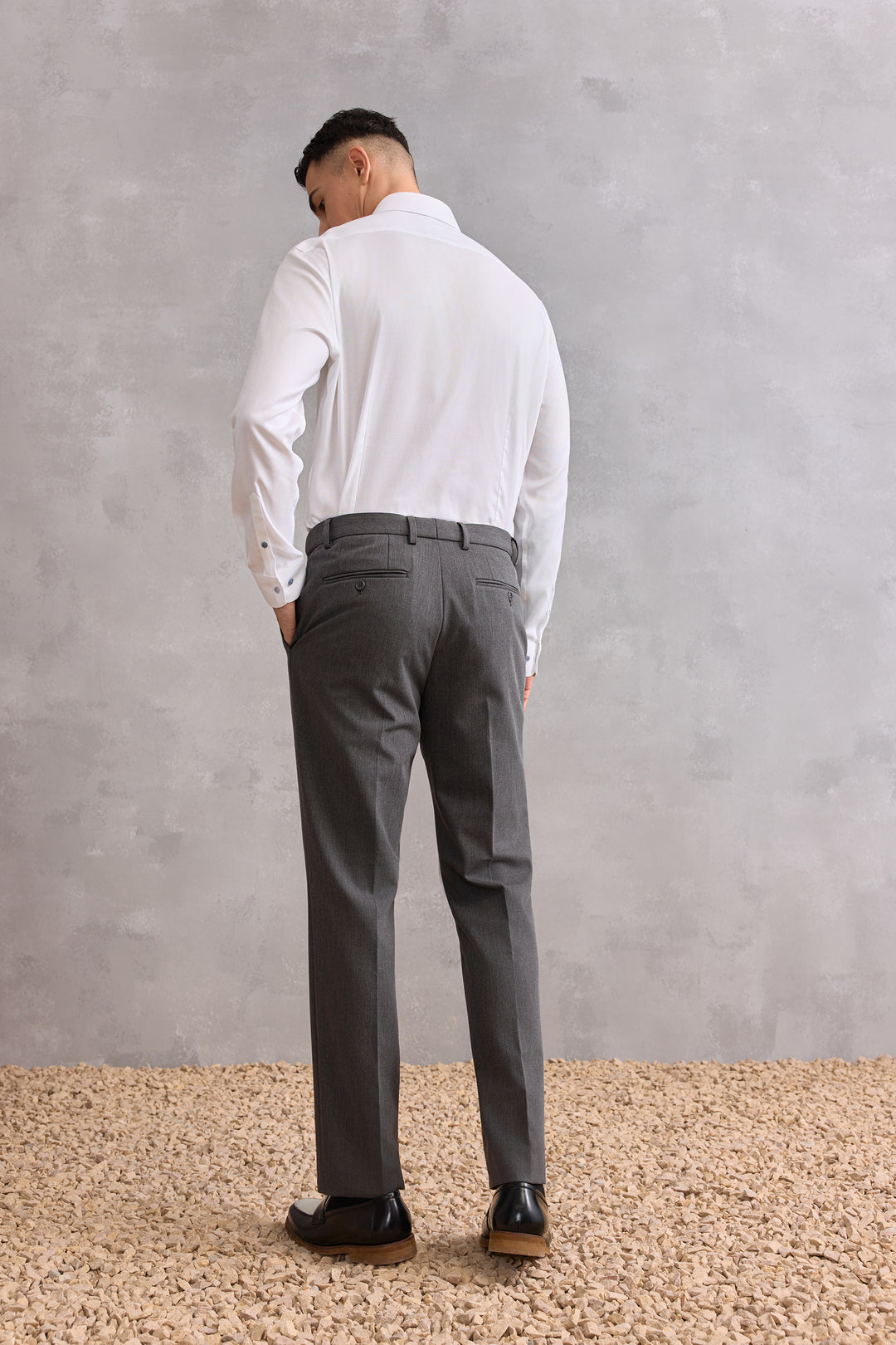 Anti-Static 獨立西裝褲