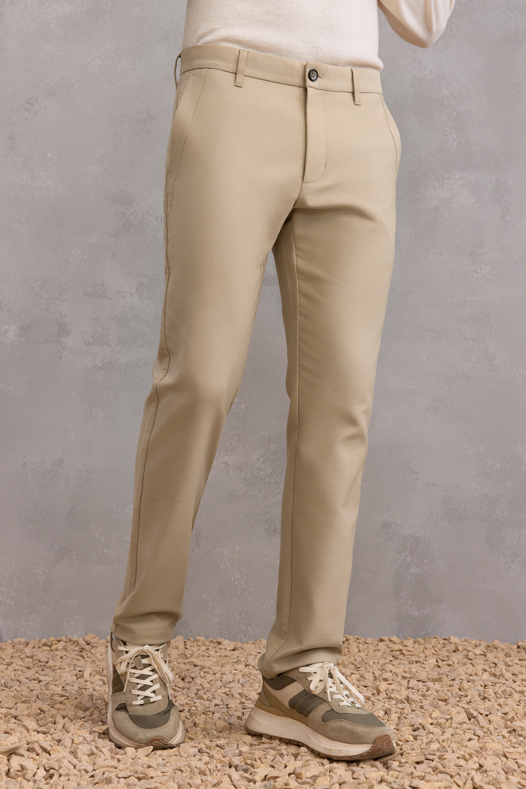G2000 MAN-cotton-blend-chinos-58161155-Beige