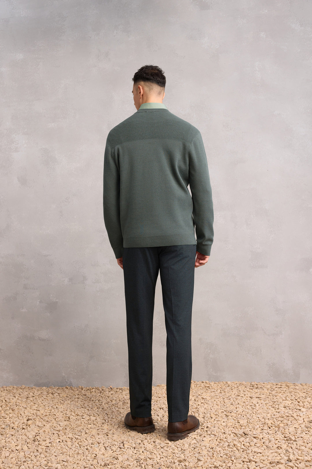 Color Block 針織毛衣