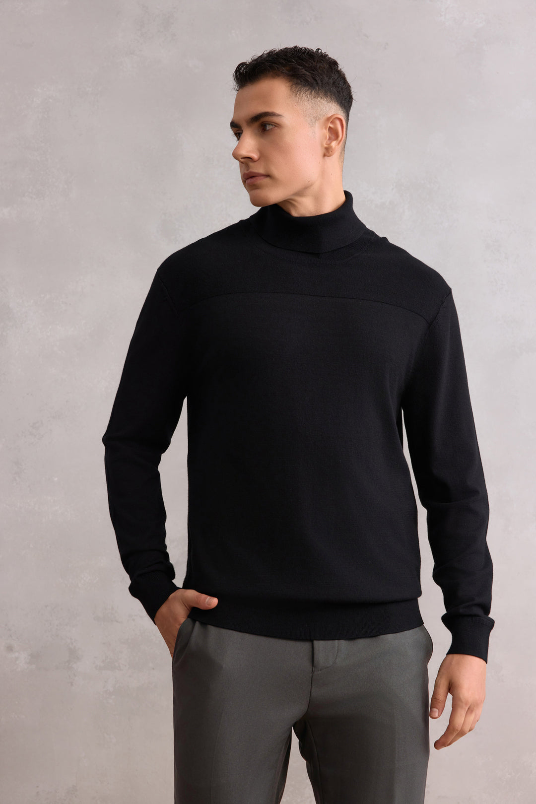 G2000 MAN-polyester-blend-knit-sweater-58173043-Black