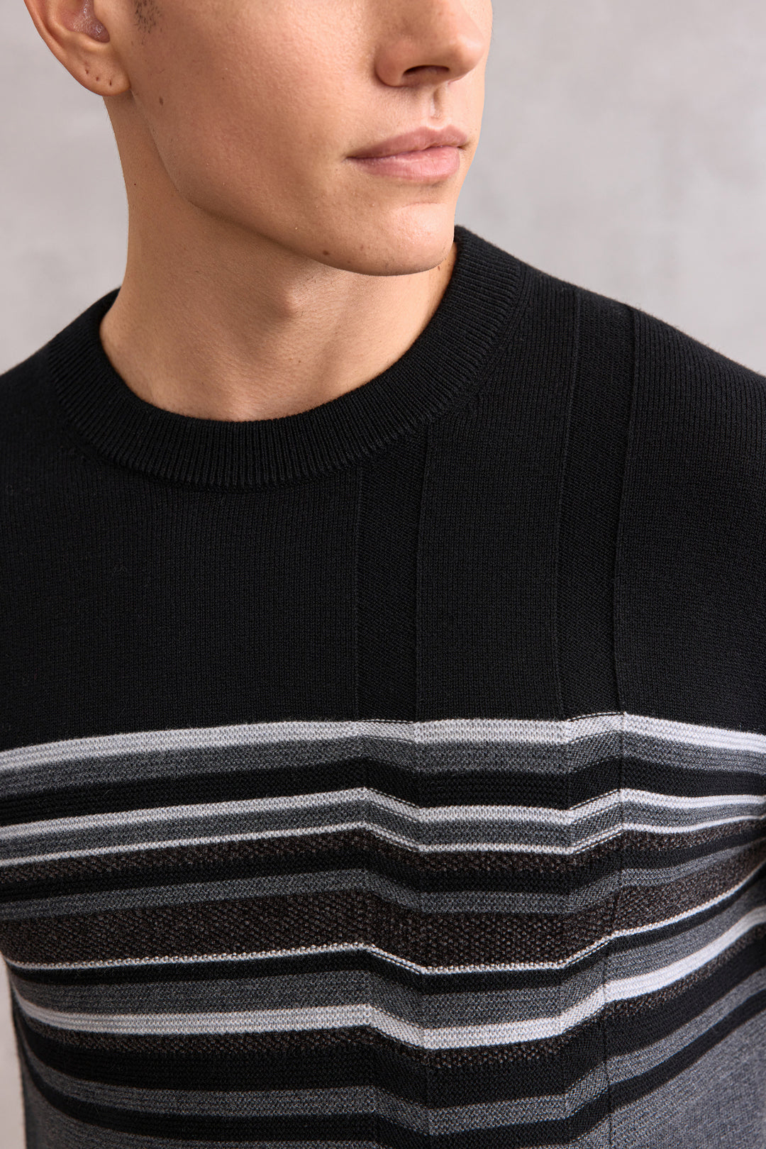 Crew Neck Knit Sweater
