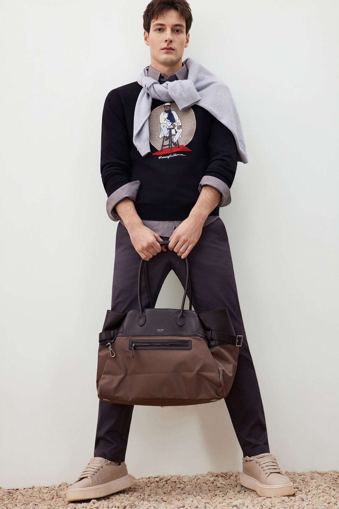 G2000 X Rodrigo Saldana Crew Neck Knit Sweater