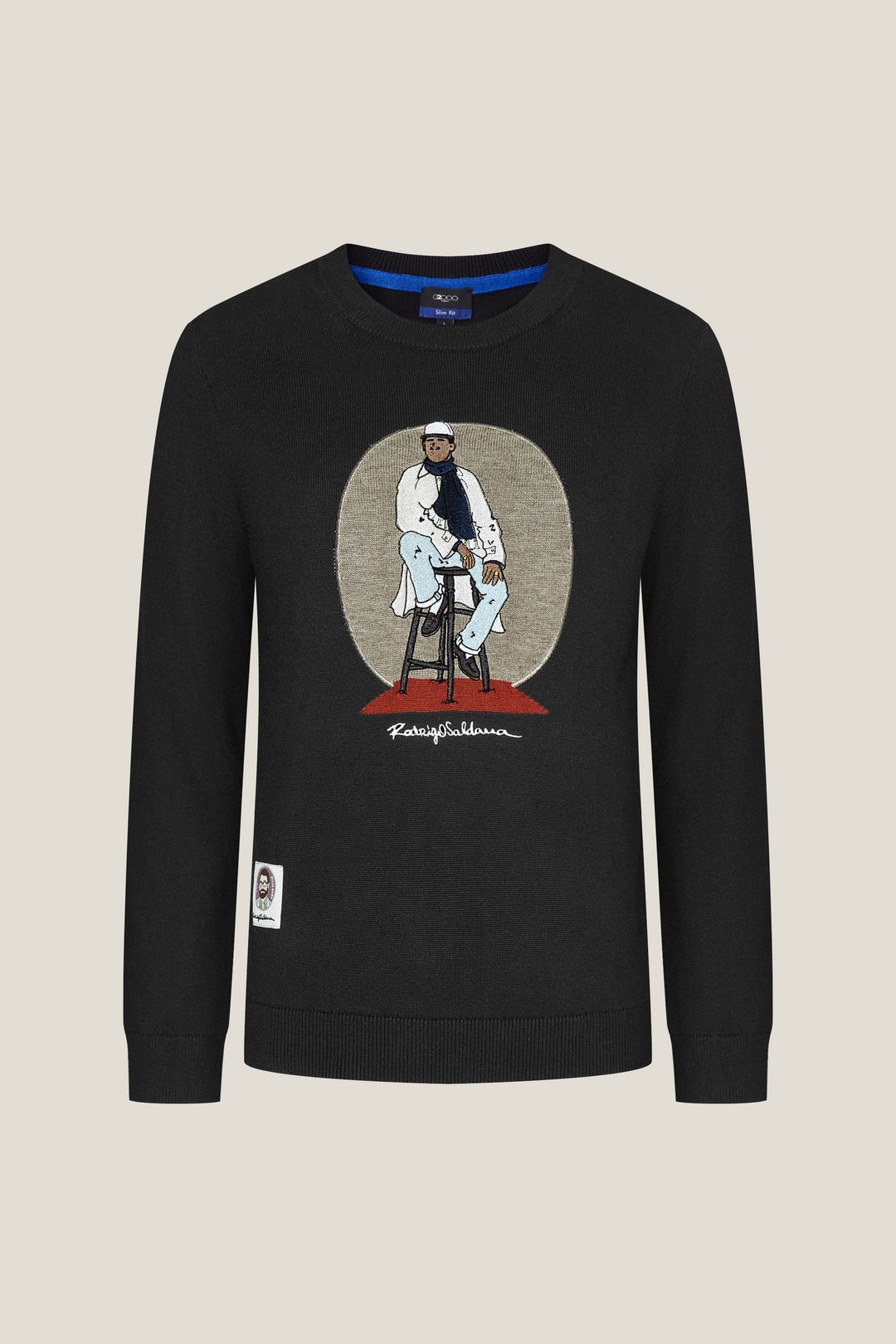 G2000 X Rodrigo Saldana Crew Neck Knit Sweater